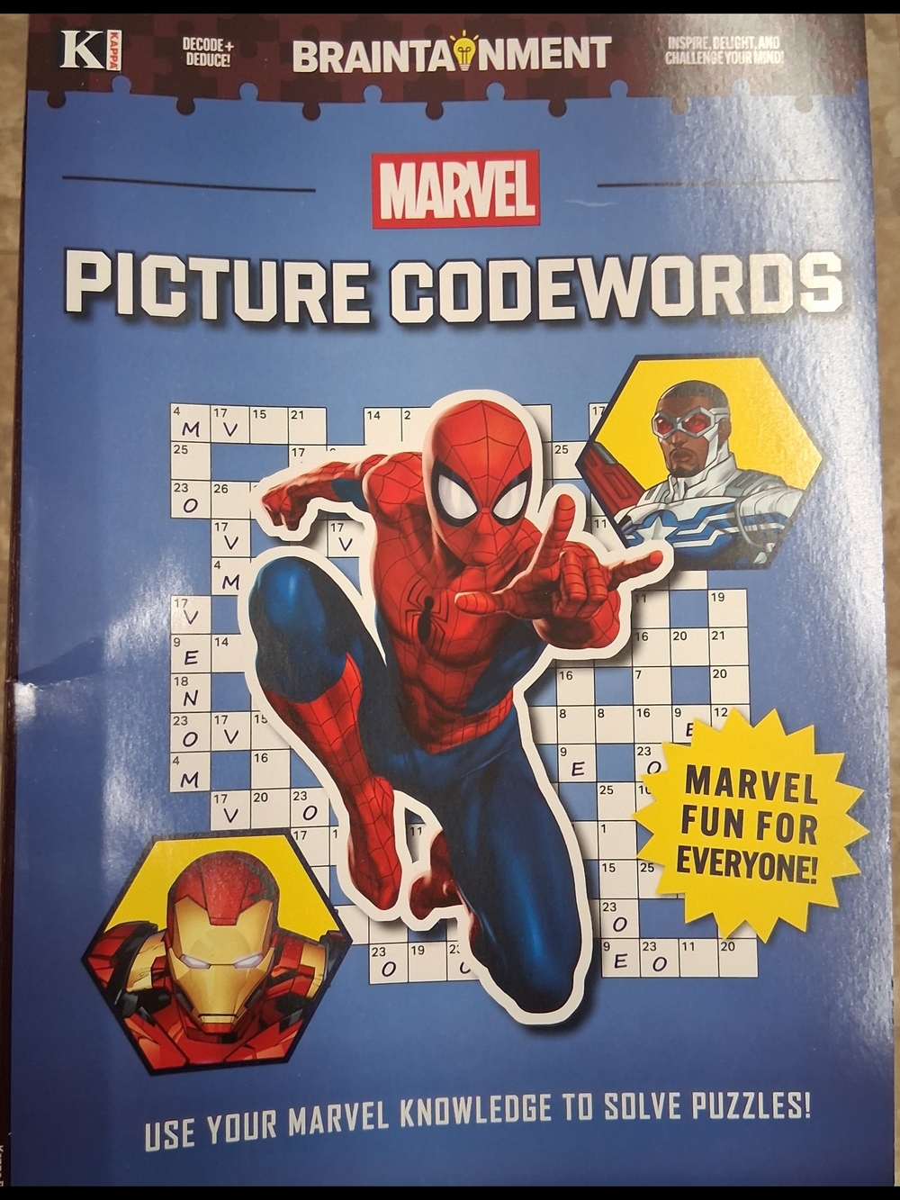 New Marvel Picture Codewords Activity Book
